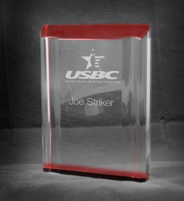 Picture of Freestanding Acrylic Channel Award (4.5"W x 6"H)