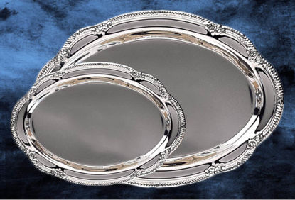 Picture of Engravable Silver Tray(9”W x 6.5”H)